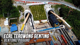 Terowong ECRL Genting, Bentong, Pahang - East Coast Rail Link (ECRL) / Laluan Rel Pantai Timur