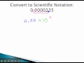 More Fractions and Decimals - Scientific Notation