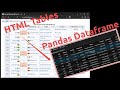 Extracting HTML Data Tables as Pandas Dataframes in Python