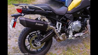 Sound Test: Akrapovič Slip-on for F750GS / F850GS