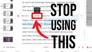You’re Editing Your Transcript the Hard Way