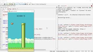 Make FlappyBird using Python ( Pygame ) | Python 3.7 | 2D Games with Python