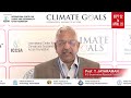 prof. t jayaraman iccsa foundation climate goal technological roadmap to net zero