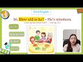 luyện từ và mẫu câu tiếng anh lớp 2 sách mới viral english