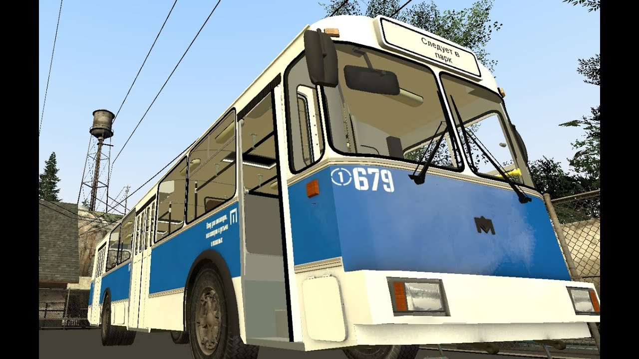 аксм 101 пс симулятор троллейбуса Trolleybus Fs Garrys Mod Youtube