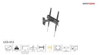 Настенный кронштейн для LED/LCD телевизоров ARM MEDIA LCD-413 BLACK