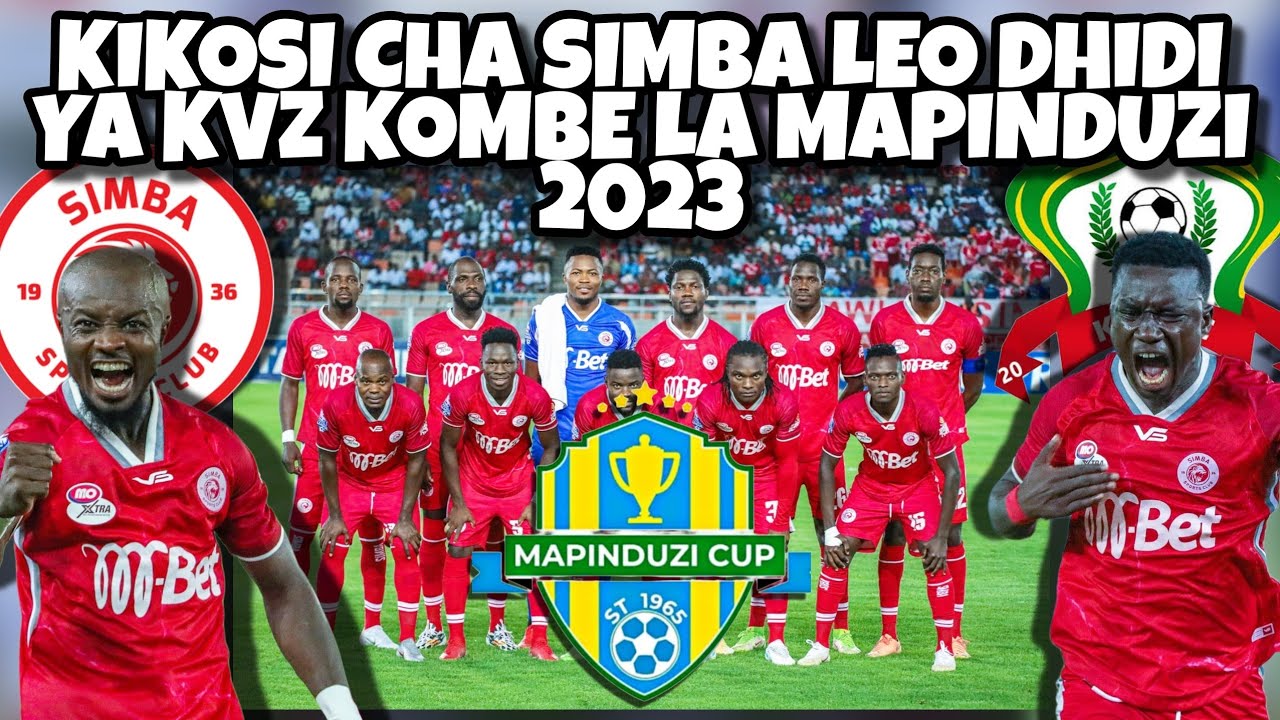 Kikosi Cha Simba Sc Kinachoanza Leo Dhidi Ya KVZ Kombe La Mapinduzi ...