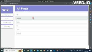 Harvard CS50 Web | Project 1: Wiki