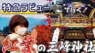 【見ると幸せになる！】最強のパワースポット！三峰神社へは特急ラビューでお越しください