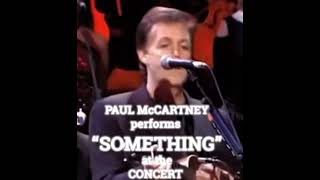 Paul McCartney tribute to George Harrison #beatles #thebeatles  #paulmccartney #georgeharrison