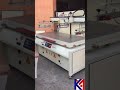 Large electric flat screen printing machine