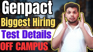 Genpact Biggest Hiring Drives | OFF Campus Drive For 2024 , 2023 , 2022 , 2021 Batch Hiring |Fresher
