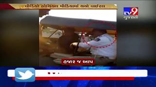 Bharuch: Video of traffic police constable accepting bribe goes viral- Tv9