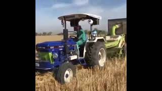 farmtrac 60 epi power max | straw reaper🔥🔥