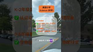 美国小学(science)科学课学什么？ #家长必看 #美国教育 #美国小学