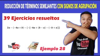 🔴 👉 Reducción De Términos Semejantes CON PARÉNTESIS, CORCHETES Y LLAVES|💥 FÁCIL [Para PRINCIPIANTES]