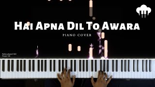 Hai Apna Dil To Awara | Piano Cover | Hemant Kumar | Aakash Desai