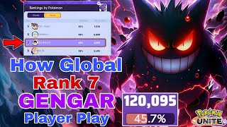 How Global Rank 7 GENGAR Player Play HEX GENGAR | Pokemon Unite