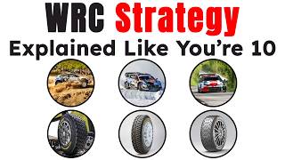 Every WRC Tyre Strategy Explained Gravel Tarmac and Snow | Explained Like You're 10