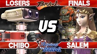 Revival of Brawl - Chibo (ROB) vs Salem (Ganon / Zelda) - SSBB Mid Tiers Losers Finals - Smash Brawl