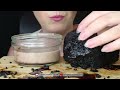 asmr moist dark chocolate cake u0026 milk 🎂 no talking mukbang 먹방 real eating sounds