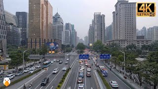 Zhujiang New Town, Guangzhou🇨🇳 Most Densely Populated Skyscraper Area in China (4K HDR)