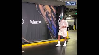 Chris Paul is in the building for the Warriors' first preseason game vs. the Lakers