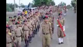 Sainik School Bijapur  Independence Day, Cadets' marching to the ground, 15 Aug 2013