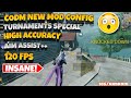 CODM 120 FPS  CONFIG AIMLOCK CONFIG | MP + BR | NEW UPDATE #codm