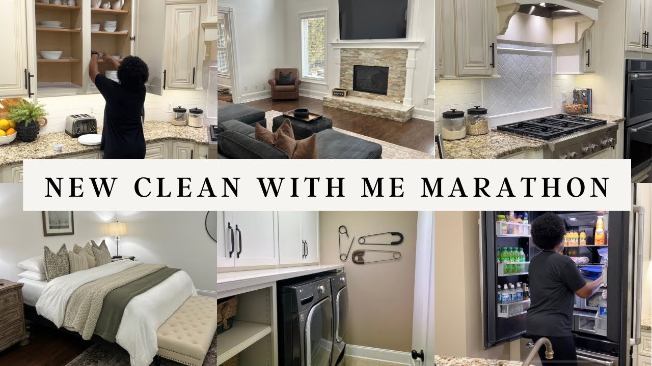 New Clean With Me Marathon Cook Clean Organize Declutter Laundry