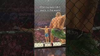 POV the best seats at UFC 312 Dricus Du Plessis vs Sean Strickland #shorts #UFC #mma