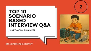 TOP 10 Scenario Based Interview Q&A L1 Network Engineer | Part 2 | CCNA Job Prep 2025