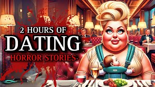 20 TRUE Uncanny Dating Horror Stories MEGA COLLECTION 3 | (#scarystories) Ambient Fireplace