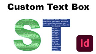 How to create custom text box in adobe InDesign