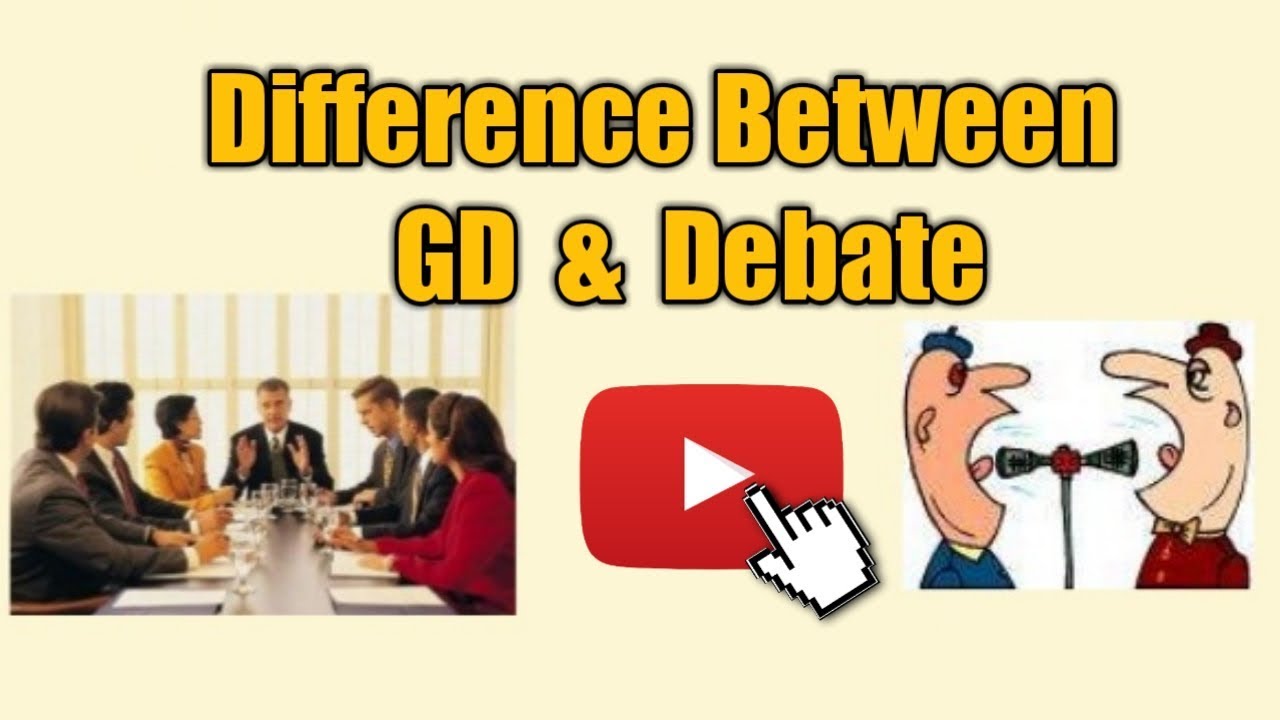 Difference Between Group Discussion And Debate हिंदी में ?? - YouTube