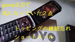 povo2.0て気になってた２点