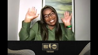 Shaq, Candace and D-Wade Show Love to 4x WNBA Champion Cynthia Cooper | NBA on TNT Tuesday