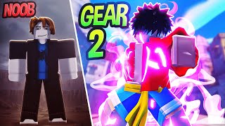 Going from NOOB to GEAR 2 LUFFY in Grand Piece Online (gpo roblox)