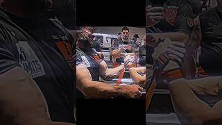 😱Larrat's right hand#trending#armwrestling#devonlarratt#sports#edit#eastvswest#shorts