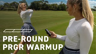 How to Use the PRGR to Warm Up Before Playing Golf