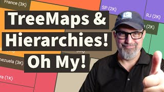 How to Create TreeMap Chart Data Visualization with Hierarchical Data
