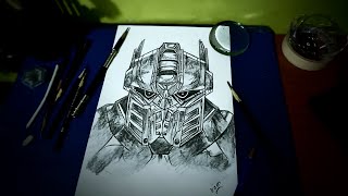 #Optimum prime|#live🛑|(part-2)|#sketch|#drawing|#panting |how to draw optimus prime|#kancha  artwork