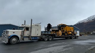 Hauling a Massive Snowblower out of Valdez Alaska