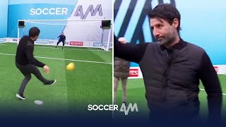 Danny Cowley tucks away TWO cool penalties for Movember charity! 😎 | Soccer AM Pro AM