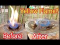 Yellow Flame Gas Burner? Do this immediately