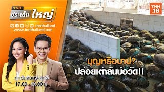 บุญหรือบาป? ปล่อยเต่าล้นบ่อวัด!! | TNNประเด็นใหญ่30-01-63