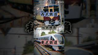 (リクエスト)西武鉄道vs東武鉄道 #鉄道