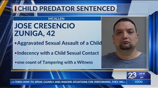 Valley child predator sentenced