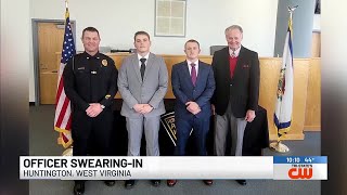 Huntington Police Department swears in two new officers