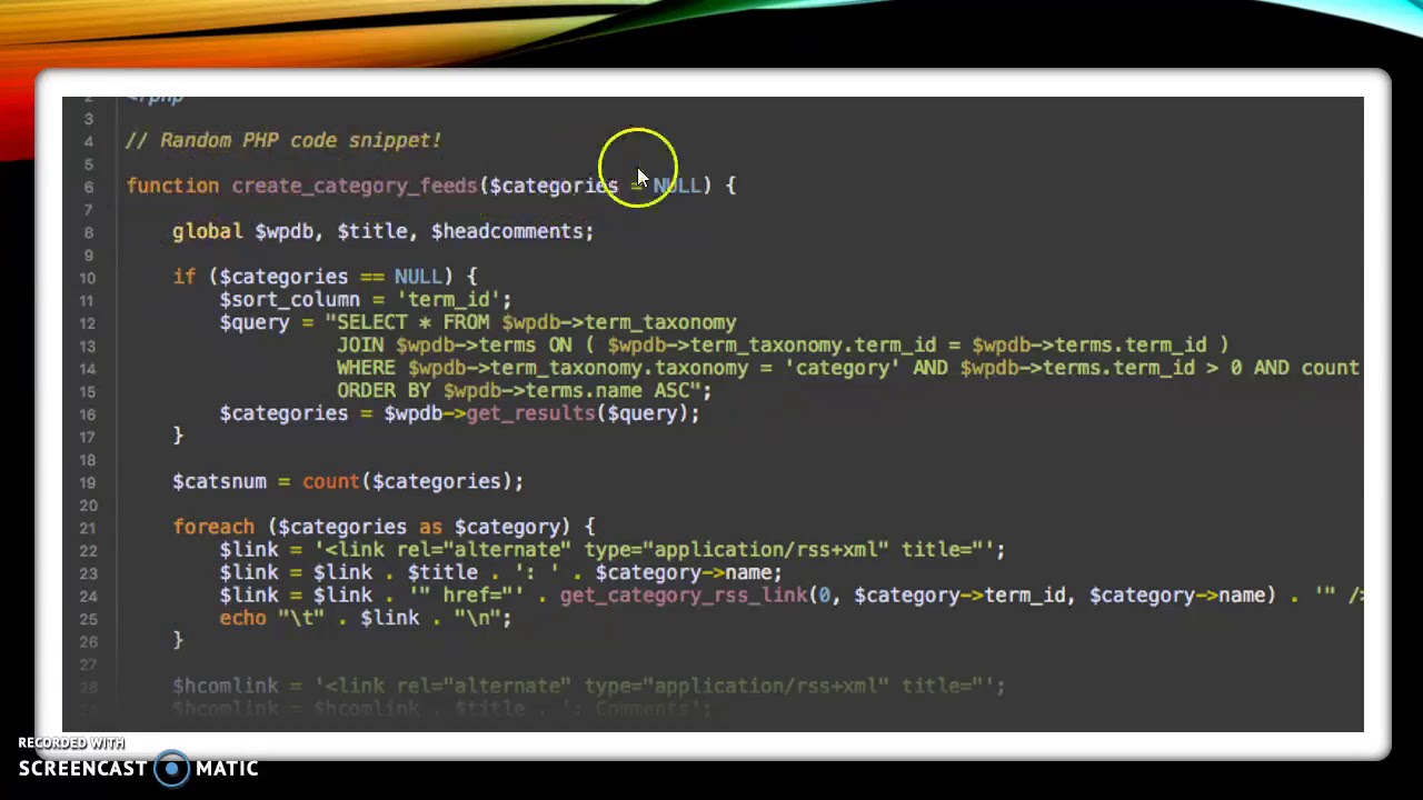 Server Side Programming Youtube